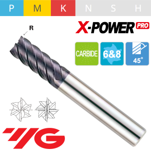 Mũi Phay YG-1 – Dòng X-Power – D8